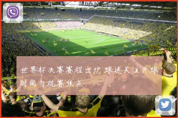 世界杯决赛赛程出炉 球迷关注开球时间与观赛焦点