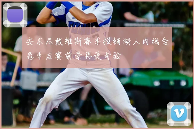 安东尼戴维斯赛季报销湖人内线告急季后赛前景再受考验